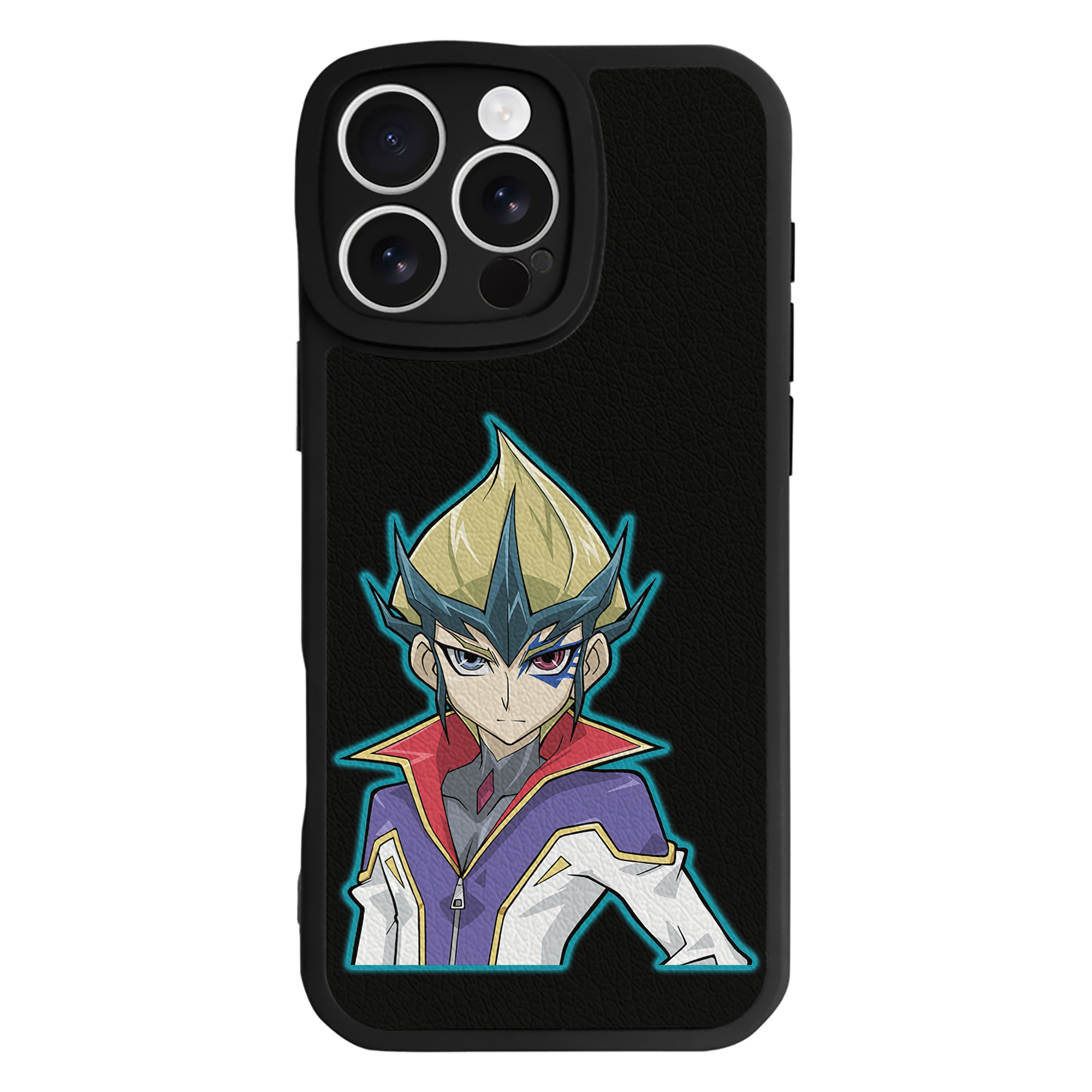 遊☆戯☆王 Yu-Gi-Oh! 【iPhone 16シリーズ対応】シリコンスマホケース（レザー調） 材質：シリコン